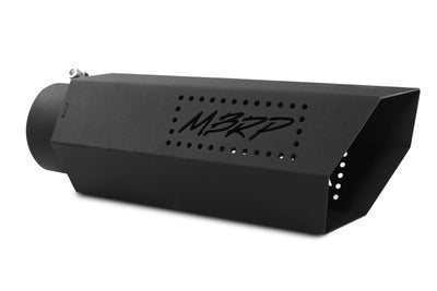 MBRP Universal Hex Tip 4in Inlet 16in Length w/o Logo - Black Coated for performance car parts and exhaust systems