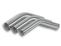 Vibrant 1.75in O.D. Universal Aluminum Tubing (45 degree bend) - Polished for performance upgrades