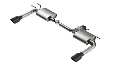 Borla 19-23 Mazda 3 NA / 21-23 Mazda 3 Turbo S-Type Axle Back Exhaust w/ 4in Black Tips - Performance Exhaust System