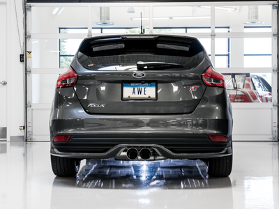 AWE Tuning Ford Focus ST Touring Edition Cat-back Exhaust - Non-Resonated - Diamond Black Tips