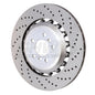 SHW 11-16 BMW M5 4.4L Right Rear Cross-Drilled Lightweight Brake Rotor (34212284104) for performance car tuning