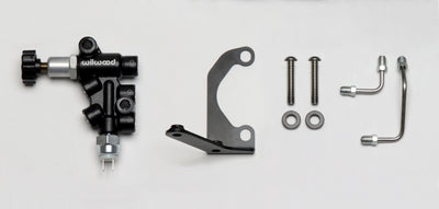 Wilwood Tandem Master Cylinder Mounting Bracket L/H Kit w/ Prop Valve for performance upgrades by DTX Performance