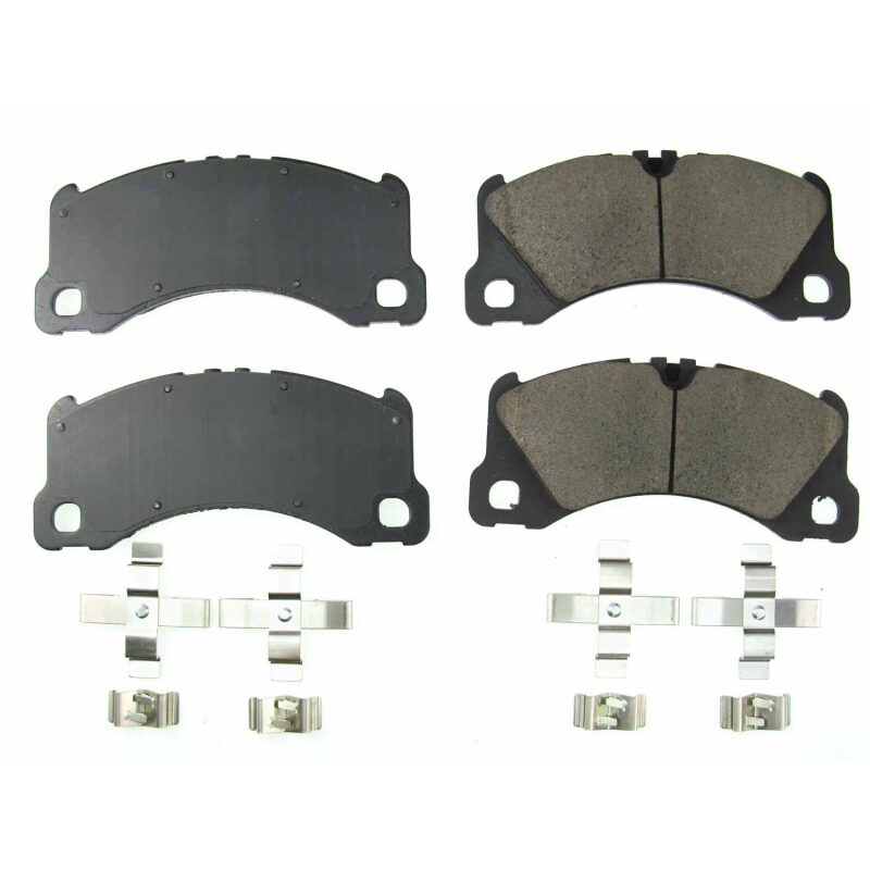 Power Stop 13-17 Porsche Cayenne Front Z17 Evolution Ceramic Brake Pads w/Hardware - DTX Performance