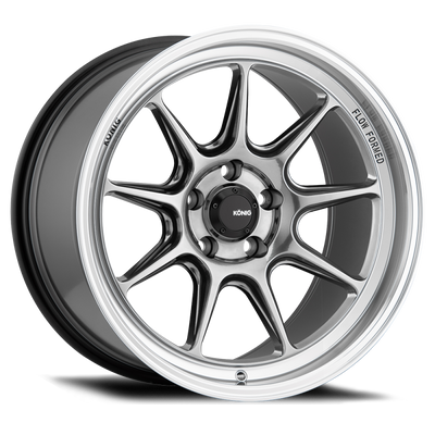 Konig Countergram 15x8 4x100 ET25 Hyper Chrome / Machined Lip wheel, performance car parts by DTX Performance