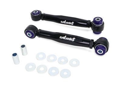 Superpro 06-25 Volkswagen Golf GTI Lower Rear HD Adjustable Toe Arm Set for performance upgrades and suspension kits.
