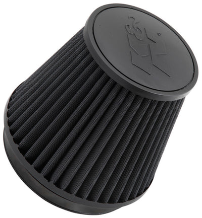 K&N Universal Rubber Filter Round Tapered 6in Flange ID x 7.5in Base OD x 5.25in Top OD x 6in Height for performance car parts