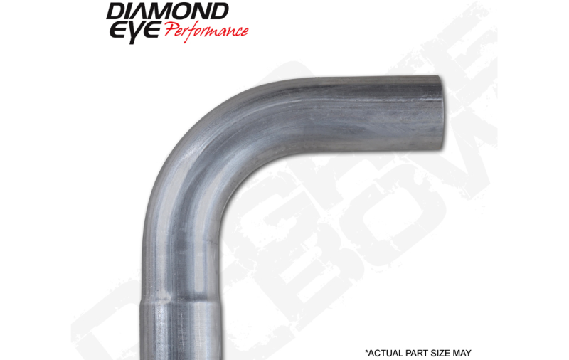 Diamond Eye ELBOW 5in 90-DEGREE 8in CLR SS - DTX Performance