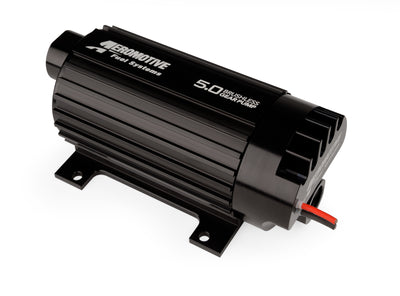 Aeromotive 5.0 Brushless Spur Gear External Fuel Pump - In-Line - 5gpm for performance car parts by DTX Performance