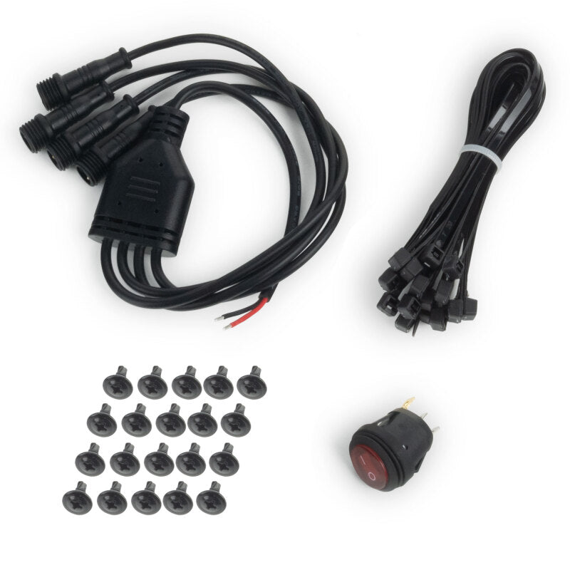 ORACLE Lighting LED Illuminated Wheel Rings - 16.5in PLASMA White installation kit