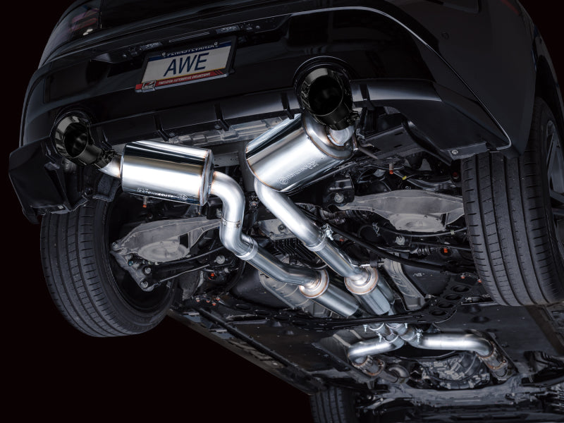 AWE 2023 Nissan Z RZ34 RWD Touring Edition Catback Exhaust System w/ Diamond Black Tips - DTX Performance