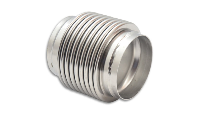 Vibrant SS Bellow Assembly w/ Solid Liner 3.5in ID x 4in overall L Electro Polished for performance car upgrades