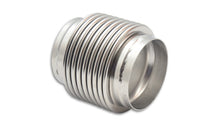Load image into Gallery viewer, Vibrant SS Bellow Assembly w/ Solid Liner 3.5in ID x 4in overall L Electro Polished for performance car upgrades