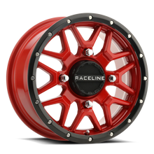 Load image into Gallery viewer, Raceline A94R Krank 14x7in red black wheel