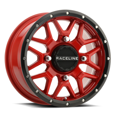 Raceline A94R Krank 14x7in red & black wheel, performance car parts by DTX Performance.