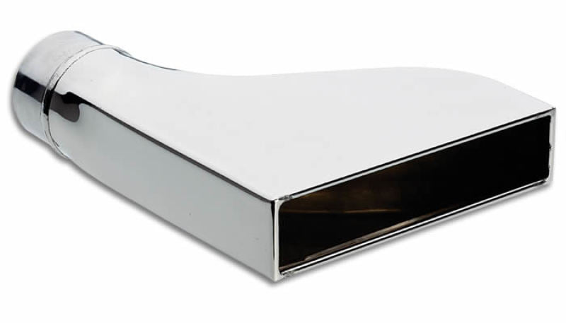 Vibrant 7.75in x 1.875in Rectangular SS Exhaust Tip (Camaro Style) - with 2.5in Inlet, racing suspension, DTX Performance upgrade