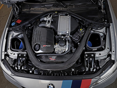 aFe Track Series Stg 2 Carbon Fiber Intake for BMW M3/M4 engine