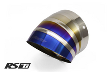 Load image into Gallery viewer, GReddy Burnt Titanium Turndown Tip 115mm Diameter 150mm Length (for Revolution RS / RS-TI / RS-Race)