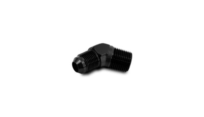 Vibrant -3AN to 1/8in NPT 45 Degree Elbow Adapter Fitting for performance car parts and tuning upgrades at DTX Performance.