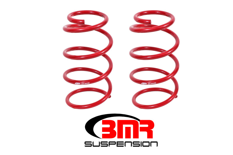 BMR 07-14 Shelby GT500 Front Drag Version Lowering Springs - Red - DTX Performance