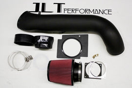 JLT 03-04 Ford Mustang SVT Cobra Black Textured Cold Air Intake Kit w/Red Filter, performance car parts, DTX Performance