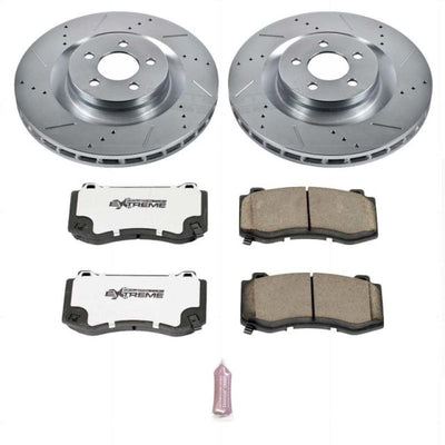 Power Stop 05-10 Chrysler 300 SRT8 Front Z26 Street Warrior Brake Kit, high performance brakes by DTX Performance.