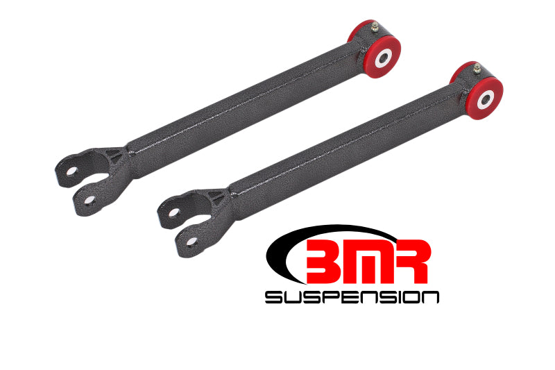 BMR 08-17 Challenger Non-Adj. Lower Trailing Arms (Polyurethane) - Black Hammertone - DTX Performance