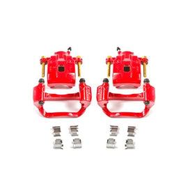 Power Stop 08-15 Toyota Sequoia Rear Red Calipers w/Brackets - Pair for high performance car tuning
