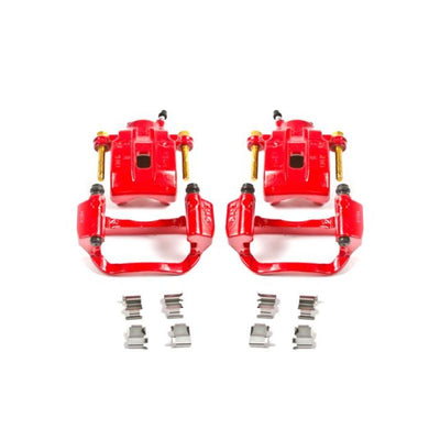 Power Stop 08-15 Toyota Sequoia Rear Red Calipers w/Brackets - Pair for high performance car tuning