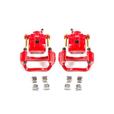 Power Stop 08-15 Toyota Sequoia Rear Red Calipers w/Brackets - Pair
