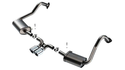 Borla 17-22 Porsche Cayman/Boxster 718 2.0L 4 Cyl. AT/MT RWD 2DR 2.25in S-Type Exhaust - high performance car parts
