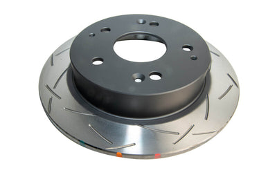 DBA 01-06 Honda Civic Type R Rear 4000 Series T3 Slotted Rotor for high performance brakes at DTX Performance