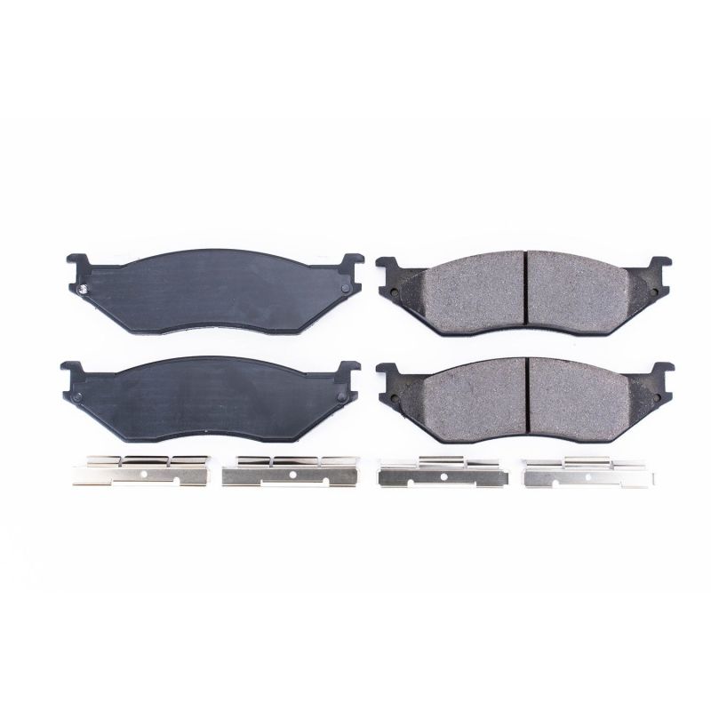 Power Stop 2002 Ford E-550 Econoline SD Front or Rear Z17 Evolution Ceramic Brake Pads w/Hardware - DTX Performance