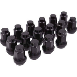 Raceline Conical Lug Nuts - 3/8in-24 - 16 Pack - Black, high performance car parts, DTX Performance, veteran owned shop