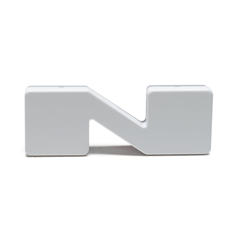 ORACLE Lighting Universal Illuminated LED Letter Badges - Matte Wht Surface Finish - N. Performance car tuning accessory.
