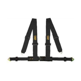 OMP 4 Point Harness - Black for high performance tuning and racing from DTX Performance, a veteran-owned performance shop.