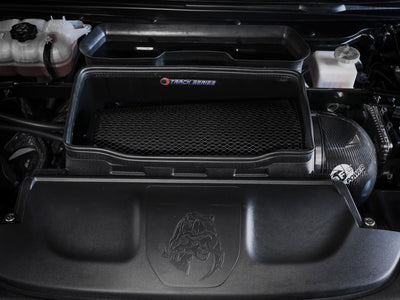 aFe 21-23 RAM 1500 TRX Carbon Fiber Cold Air Intake System with Pro 5R Filter for performance car tuning upgrades