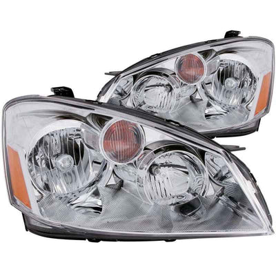 ANZO 2005-2006 Nissan Altima Crystal Headlights Chrome for performance upgrades by DTX Performance, high performance auto parts.