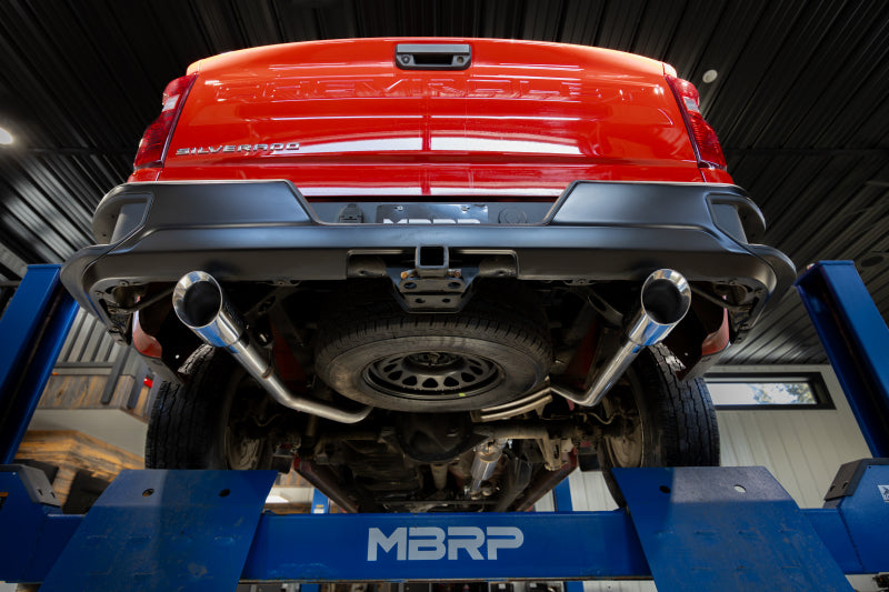 MBRP 2019+ Chevrolet Silverado 1500 / 2019+ GMC Sierra 1500 Alum. 3in Armor Lite Cat-Back Exhaust - DTX Performance