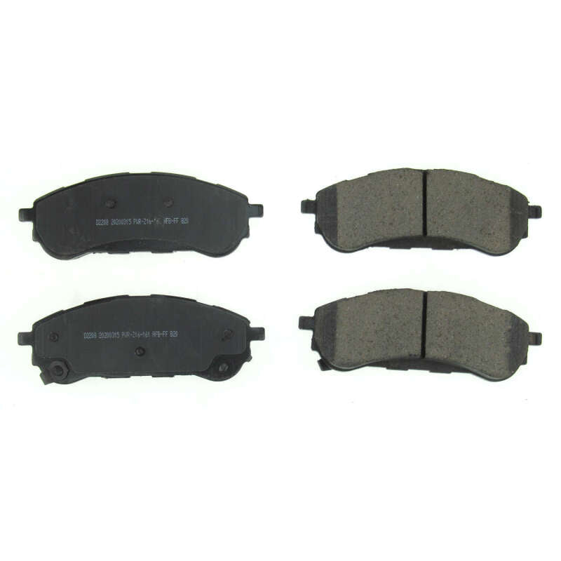 Power Stop 2019 Ford Ranger Rear Z16 Evolution Ceramic Brake Pads - DTX Performance