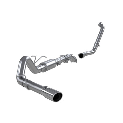 MBRP 2003-2007 Ford F-250/350 6.0L EC/CC Turbo Back Single Side (Stock Cat) exhaust system.