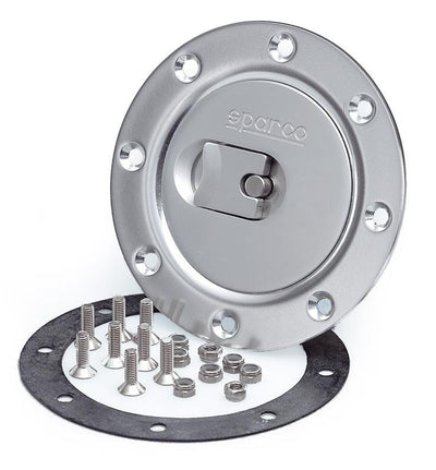 Sparco Fuel Cap Non Locking Brushed A by DTX Performance: High performance car part for racing and tuning upgrades.
