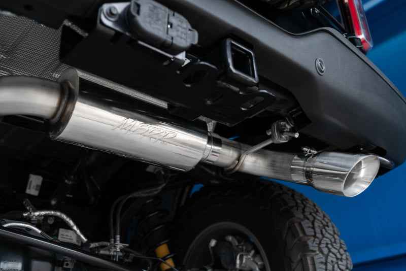 MBRP 2021+ Ford Bronco 2.3L/2.7L EcoBoost 3in T304 Catback Exhaust on vehicle