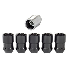 Load image into Gallery viewer, McGard Wheel Lock Nut Set - 5pk. (Cone Seat) M12X1.5 / 3/4 Hex / 1.46in. Length - Black for performance cars, theft protection