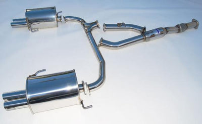 Invidia 05+ Subaru Legacy GT Stainless Steel Quad Tip Cat-back Exhaust, ideal for performance upgrades and high performance auto parts
