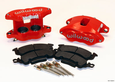 Wilwood D52 Front Caliper Kit - Red performance car brake upgrade