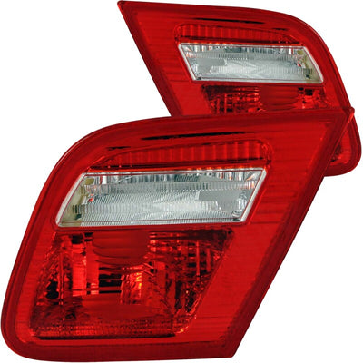ANZO 2000-2003 BMW 3 Series E46 Taillights Red/Clear Inner