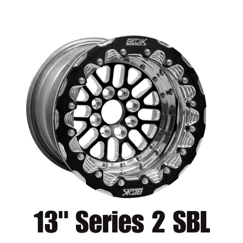 Belak 13x9 / 5in BS / 4x100 BP / High Pad / Series 2 Wheel - Non-Beadlock - DTX Performance