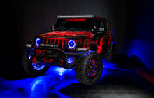 Load image into Gallery viewer, Oracle Bluetooth + RF Underbody Rock Light Kit - 8 PCS - ColorSHIFT on Jeep; high performance auto parts upgrade illuminating vehicle