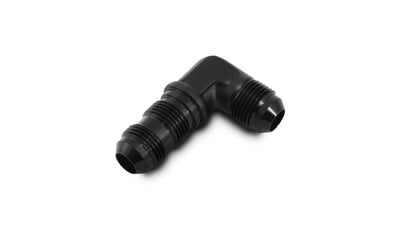 Vibrant -8AN Bulkhead Adapter 90 Degree Elbow Fitting - Anodized Black Only, performance car parts, DTX Performance