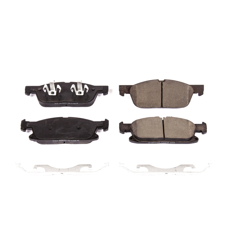 Power Stop 15-19 Ford Edge Front Z17 Evolution Ceramic Brake Pads w/Hardware - DTX Performance